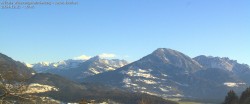 Archived image Webcam View of Walgau, Hoher Fraßen and Breithorn from Gampelün 09:00