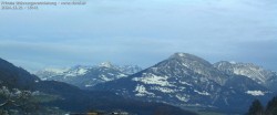 Archived image Webcam View of Walgau, Hoher Fraßen and Breithorn from Gampelün 15:00