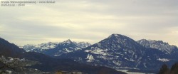 Archived image Webcam View of Walgau, Hoher Fraßen and Breithorn from Gampelün 09:00