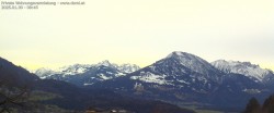 Archiv Foto Webcam Ausblick von Gampelün auf Walgau, Hoher Fraßen und Breithorn 07:00