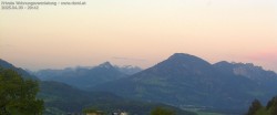 Archiv Foto Webcam Ausblick von Gampelün auf Walgau, Hoher Fraßen und Breithorn 19:00