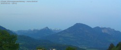 Archiv Foto Webcam Ausblick von Gampelün auf Walgau, Hoher Fraßen und Breithorn 19:00