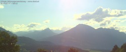 Archived image Webcam View of Walgau, Hoher Fraßen and Breithorn from Gampelün 07:00