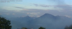 Archiv Foto Webcam Ausblick von Gampelün auf Walgau, Hoher Fraßen und Breithorn 19:00