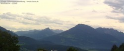Archiv Foto Webcam Ausblick von Gampelün auf Walgau, Hoher Fraßen und Breithorn 09:00