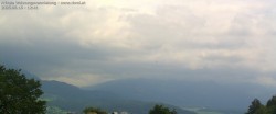 Archived image Webcam View of Walgau, Hoher Fraßen and Breithorn from Gampelün 11:00