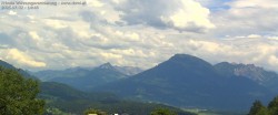 Archiv Foto Webcam Ausblick von Gampelün auf Walgau, Hoher Fraßen und Breithorn 13:00
