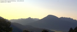 Archiv Foto Webcam Ausblick von Gampelün auf Walgau, Hoher Fraßen und Breithorn 05:00