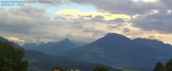 Archived image Webcam View of Walgau, Hoher Fraßen and Breithorn from Gampelün 17:00