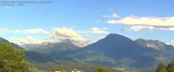 Archived image Webcam View of Walgau, Hoher Fraßen and Breithorn from Gampelün 15:00