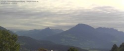Archived image Webcam View of Walgau, Hoher Fraßen and Breithorn from Gampelün 09:00