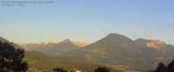 Archived image Webcam View of Walgau, Hoher Fraßen and Breithorn from Gampelün 17:00