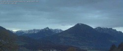 Archived image Webcam View of Walgau, Hoher Fraßen and Breithorn from Gampelün 05:00