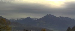 Archived image Webcam View of Walgau, Hoher Fraßen and Breithorn from Gampelün 07:00