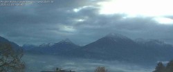 Archived image Webcam View of Walgau, Hoher Fraßen and Breithorn from Gampelün 05:00