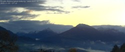 Archived image Webcam View of Walgau, Hoher Fraßen and Breithorn from Gampelün 06:00