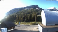 Archiv Foto Webcam Glacier 3000: Col du Pillon Talstation 06:00