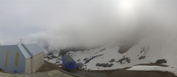 Archived image Webcam Glacier 3000: View from Cabane station 09:00