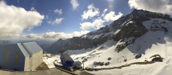 Archiv Foto Webcam Glacier 3000: Station Cabane 09:00