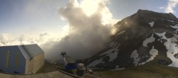 Archiv Foto Webcam Glacier 3000: Station Cabane 07:00