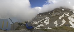Archiv Foto Webcam Glacier 3000: Station Cabane 13:00