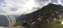 Archiv Foto Webcam Glacier 3000: Station Cabane 07:00
