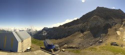 Archiv Foto Webcam Glacier 3000: Station Cabane 09:00