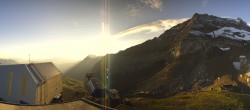Archiv Foto Webcam Glacier 3000: Station Cabane 06:00