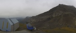 Archiv Foto Webcam Glacier 3000: Station Cabane 17:00