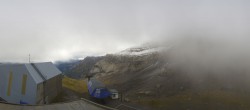 Archived image Webcam Glacier 3000: View from Cabane station 08:00