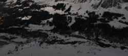Archiv Foto Webcam Glacier 3000: Black Wall am Gemskopf 03:00