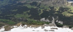 Archiv Foto Webcam Glacier 3000: Black Wall am Gemskopf 13:00