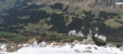 Archiv Foto Webcam Glacier 3000: Black Wall am Gemskopf 13:00