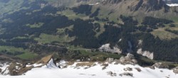 Archiv Foto Webcam Glacier 3000: Black Wall am Gemskopf 15:00