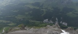 Archiv Foto Webcam Glacier 3000: Black Wall am Gemskopf 17:00