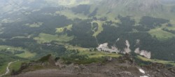 Archiv Foto Webcam Glacier 3000: Black Wall am Gemskopf 15:00
