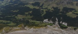 Archiv Foto Webcam Glacier 3000: Black Wall am Gemskopf 12:00