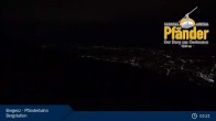 Archiv Foto Webcam Bregenz: Blick vom Pfänder auf den Bodensee 02:00