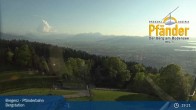 Archiv Foto Webcam Bregenz: Blick vom Pfänder auf den Bodensee 18:00