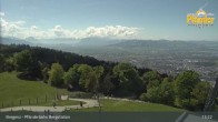 Archiv Foto Webcam Bregenz: Blick vom Pfänder auf den Bodensee 12:00