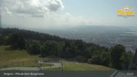 Archiv Foto Webcam Bregenz: Blick vom Pfänder auf den Bodensee 14:00