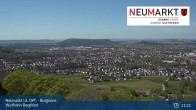 Archiv Foto Webcam Neumarkt in der Oberpfalz: Ausblick Burgruine Wolfstein 10:00