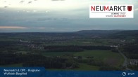 Archiv Foto Webcam Neumarkt in der Oberpfalz: Ausblick Burgruine Wolfstein 18:00
