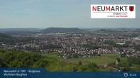 Archiv Foto Webcam Neumarkt in der Oberpfalz: Ausblick Burgruine Wolfstein 10:00