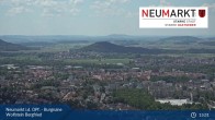 Archived image Webcam Neumarkt - View Wolfstein Castle 14:00