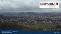 Archiv Foto Webcam Neumarkt in der Oberpfalz: Ausblick Burgruine Wolfstein 10:00