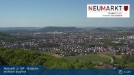 Archiv Foto Webcam Neumarkt in der Oberpfalz: Ausblick Burgruine Wolfstein 10:00