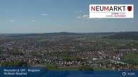 Archiv Foto Webcam Neumarkt in der Oberpfalz: Ausblick Burgruine Wolfstein 12:00