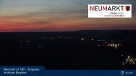Archiv Foto Webcam Neumarkt in der Oberpfalz: Ausblick Burgruine Wolfstein 20:00