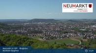 Archiv Foto Webcam Neumarkt in der Oberpfalz: Ausblick Burgruine Wolfstein 10:00